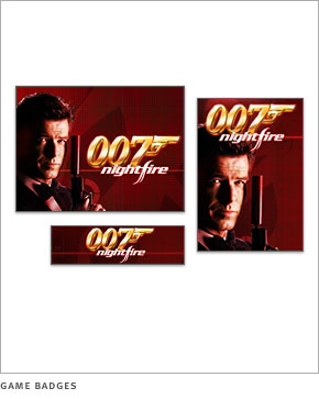 007 Nightfire game badges