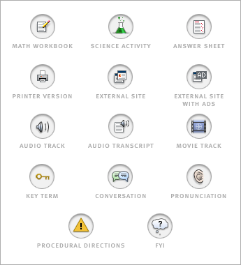 Apex Learning icons